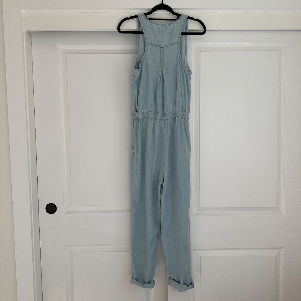 Thread & Supply Lightweight Chambray Jumpsuit - image 5